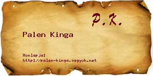 Palen Kinga névjegykártya